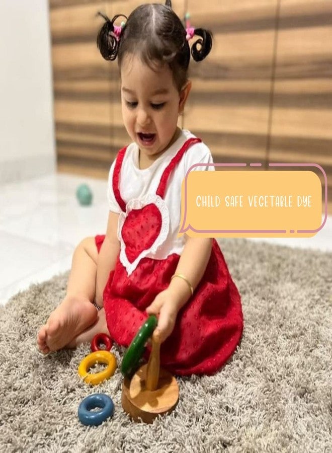 Ariro Simple Stacker Colored for Toddlers | First Montessori Stacker Ring Toy for 8M+ Baby Boy and Girl | Fine Motor Development Toy | Helps in Visual Perception & Problem Solving Activities - Image 4